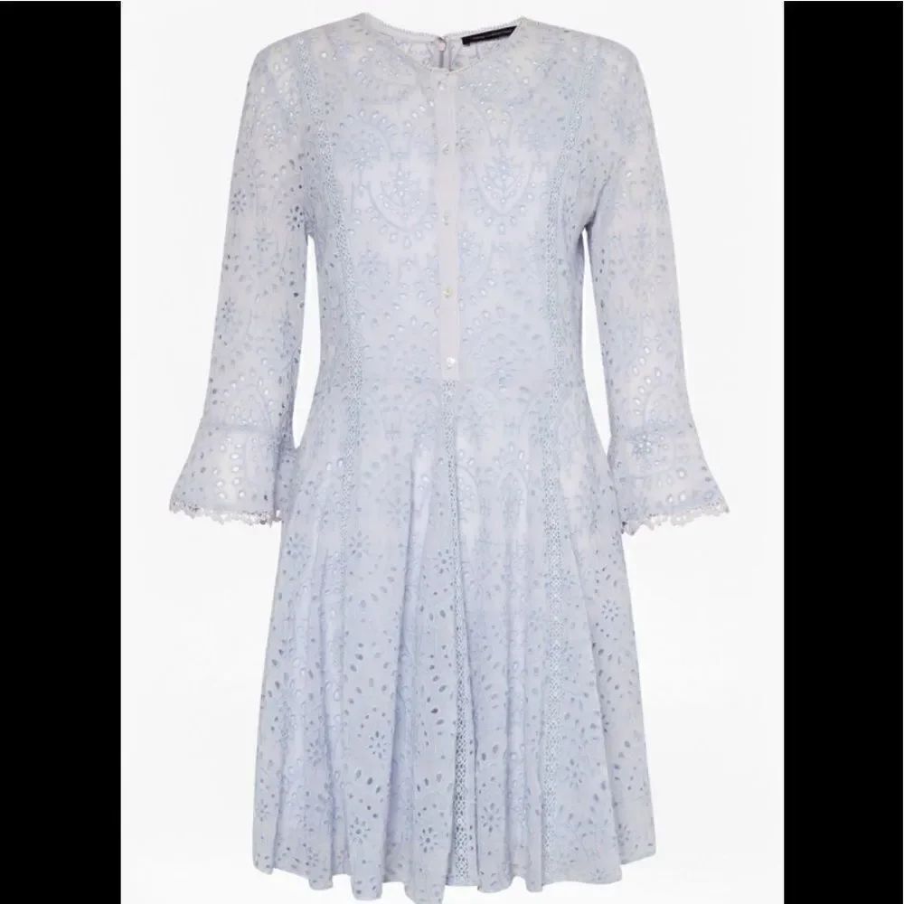 DERNA DRAPE FLUTED DRESS 
